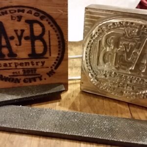 Custom Branding Iron. Custom Wood Burning Stamp.