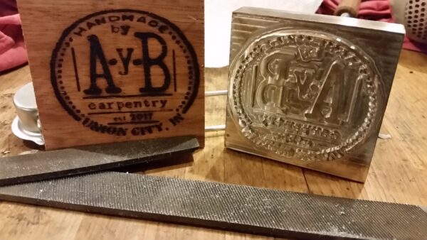 Custom Branding Iron. Custom Wood Burning Stamp.
