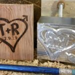 T+R Branding Iron for Wedding Coasters 2