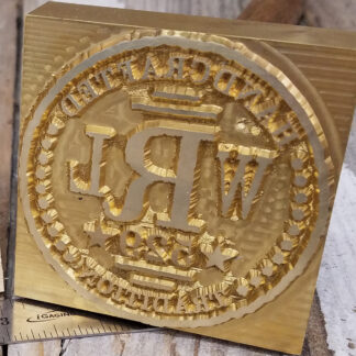 Brass Custom Branding Iron. Custom Wood Burning Stamp. Custom Logo.