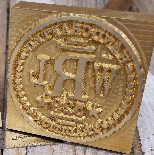 Brass Custom Branding Iron. Custom Wood Burning Stamp. Custom Logo.